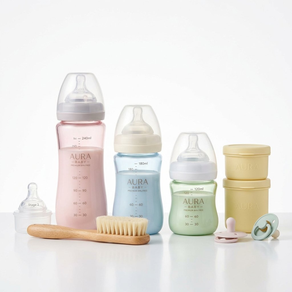 Baby Feeding Bottle Set